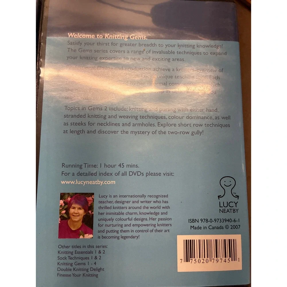 Lucy Neatby Knitting DVD set volume 1 to 4 A Knitter's Companion Knitting Gems - Picture 3 of 6